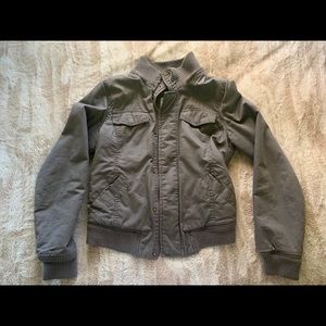 Flannel-Lined Bomber Jacket